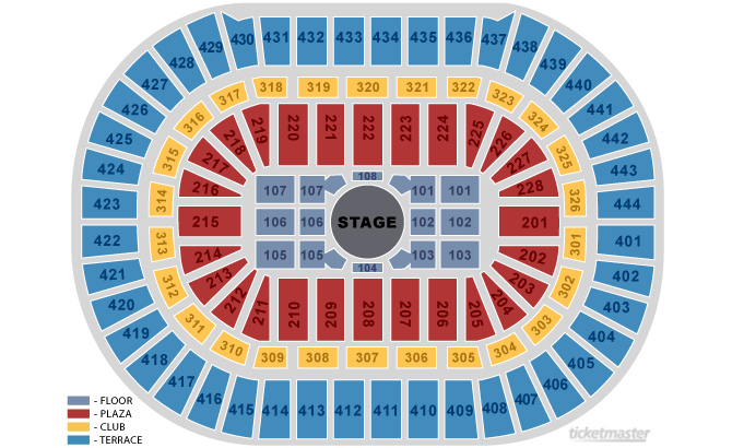 Powerhouse honda center seating chart #7