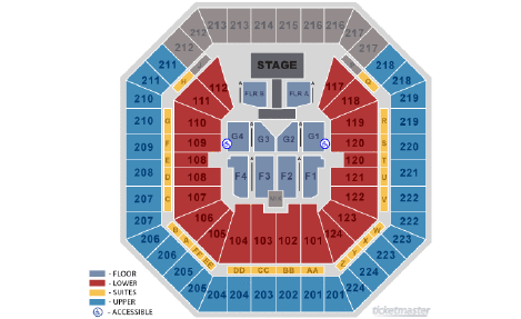 Sacramento Kings Arco Arena Seating Chart