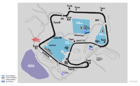 Laguna Seca Layout