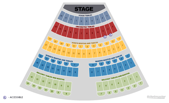Seating Chart: Showroom Seating