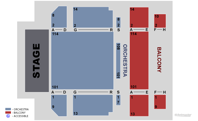 Seating Chart: Concert