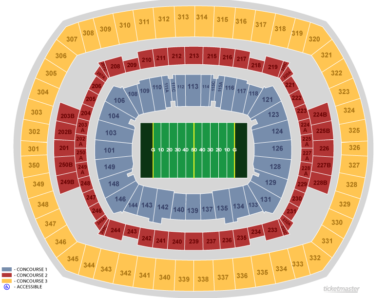 Notre Dame Stadium Seating Chart 2017