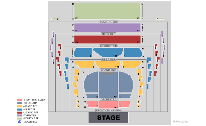 Njpac Victoria Theater Seating Chart