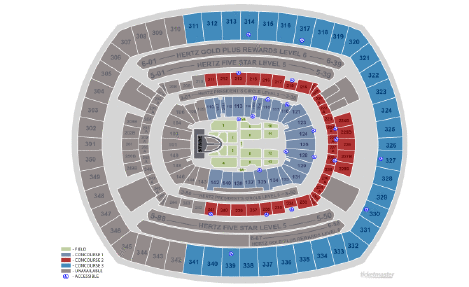 Taylor Swift Metlife Stadium Seating Chart