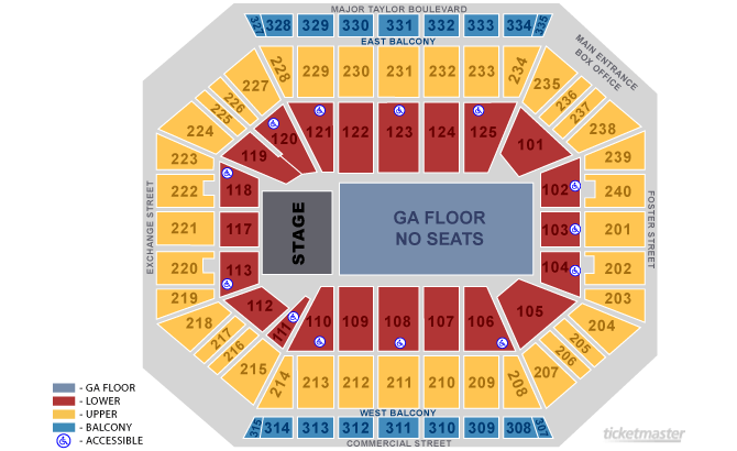 Centrum Seating Chart