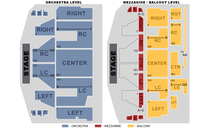 Seating Chart: generic