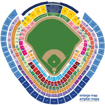 new york yankees stadium seating chart. NEW YORK YANKEES