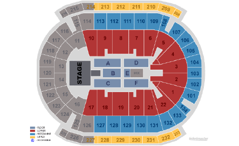 prudential center seating. Seating Chart