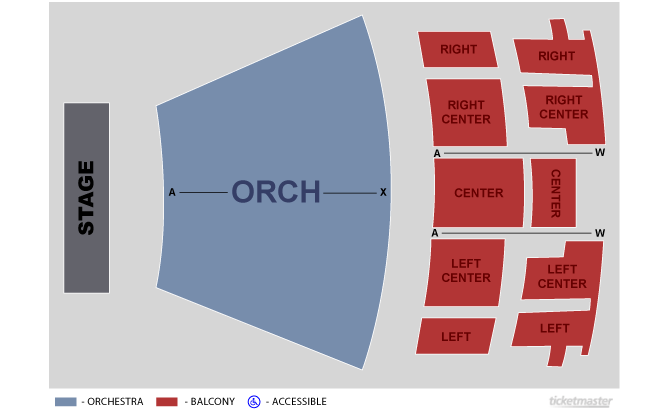 Seating Chart: End Stage