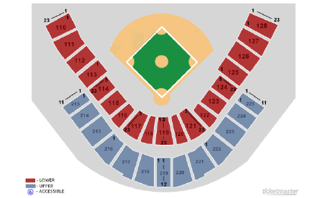 Isotopes Seating Chart With Seat Numbers