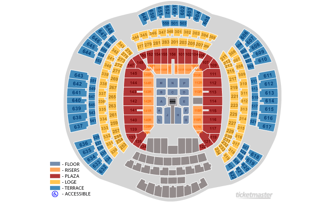 Wwe Wrestlemania 34 Seating Chart