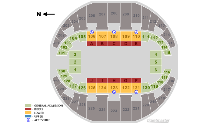 La Memorial Coliseum Seating Chart