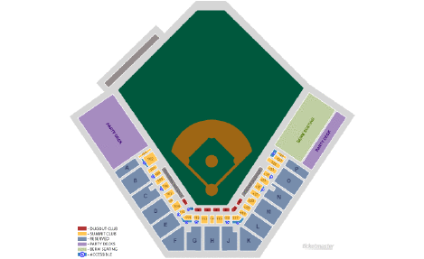 Isotopes Seating Chart With Seat Numbers