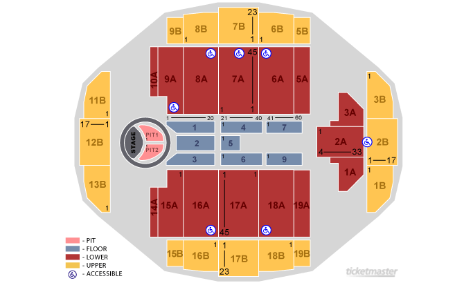 Tacoma Dome Floor Seating Chart