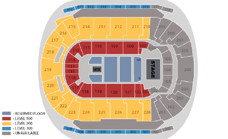 Scotiabank Seating Chart. Seating Chart