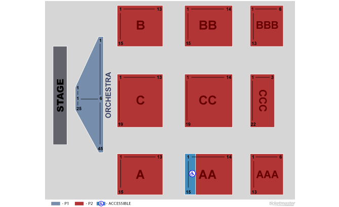 Seating Chart: End Stage