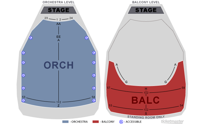 Seating Chart: End Stage