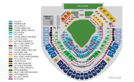 padres seating chart toyota terrace #4