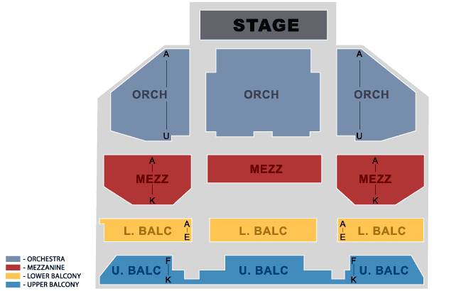 Seating Chart: End Stage