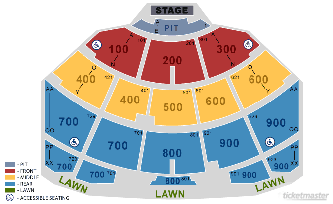 Blossom Music Center Pavilion Seating Chart Two Birds Home