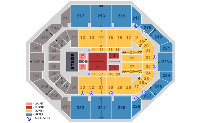 Seating Chart For Rupp Arena Lexington Kentucky