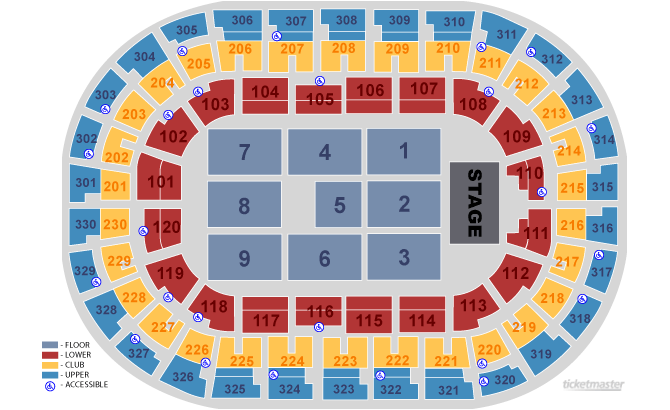 Q Arena Seating Chart Elton John