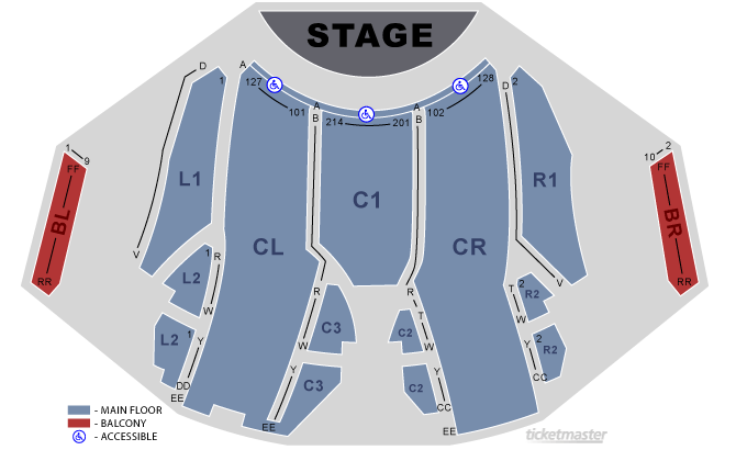 Chandler Center Of The Arts Seating Chart