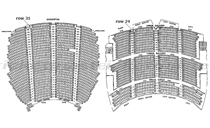 11 Orpheum Theater Seat Map Maps Database Source