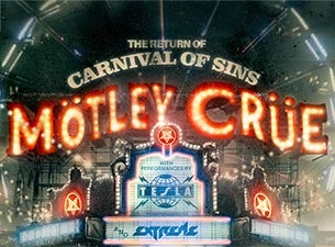 theater invi 今季半幅帯 Petiet Go Roundリバーシブル The Return Of The Carnival Of Sins: Mötley Crüe Tickets Aug 25