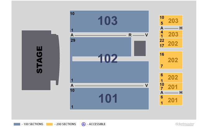 Silver Creek Event Center Seating Chart