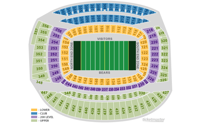 bears ticket prices face value