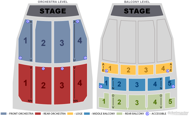 Akron Civic Theater Seating Chart
