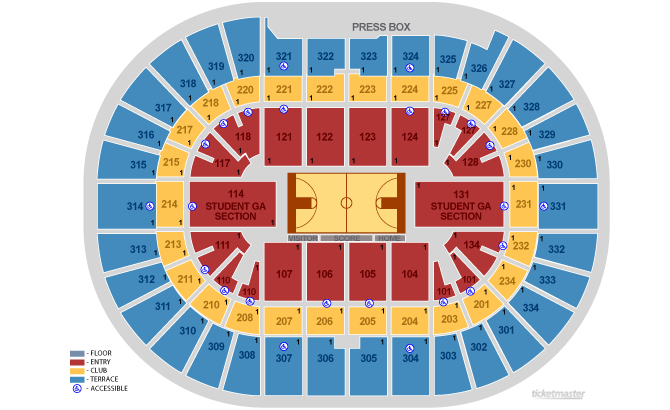 Tickets Ohsaa Boys State Basketball Columbus Oh At Ticketmaster Seat Map
