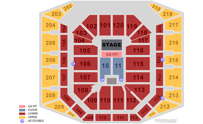 Missouri Arena Seating Chart