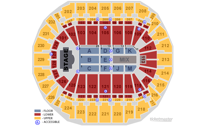 Chi Event Center Seating Chart