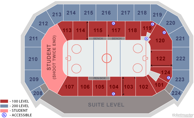 Miami University Hockey Arena Seating Chart