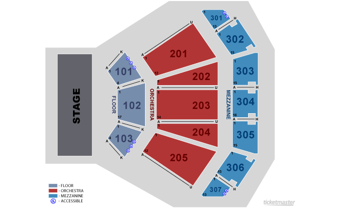 The Venue Seating Chart