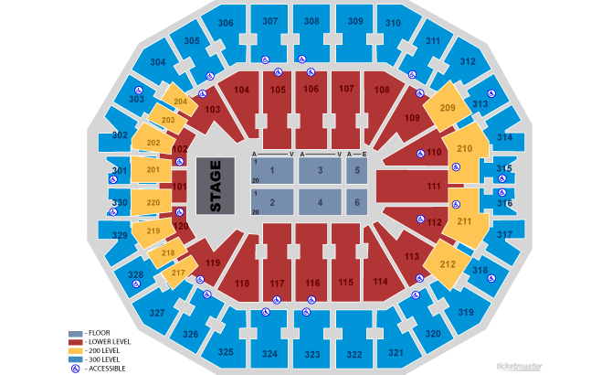 Louisville Ky Yum Center Seating Chart