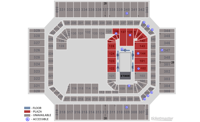 Luke Bryan Seating Chart San Antonio