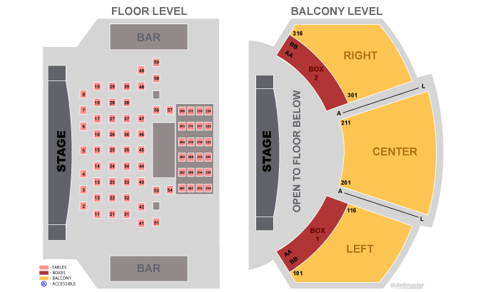Blues Tickets Seating Chart