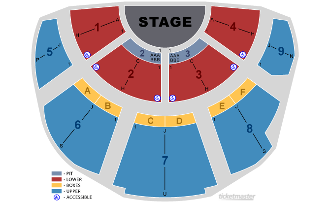 Casa Manana Seating Chart