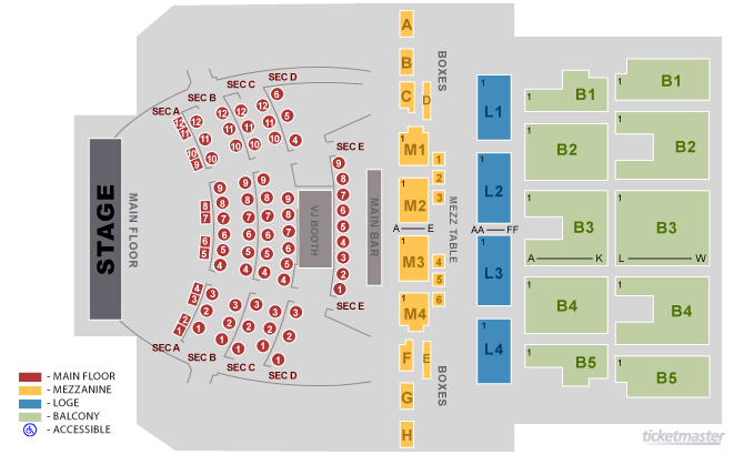 Fillmore Detroit Seating Chart Ticketmaster | Awesome Home