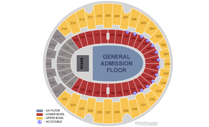 La Forum Seating Chart With Rows