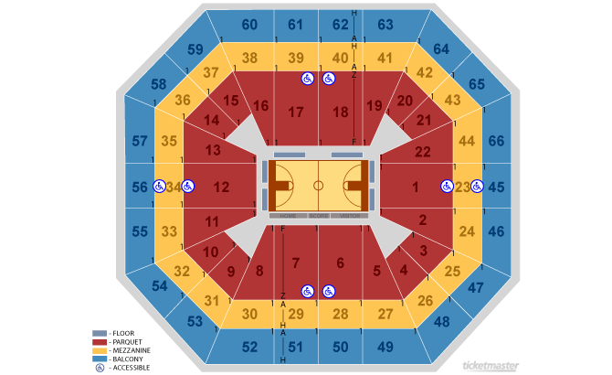 Taco Bell Arena Boise Seating Chart