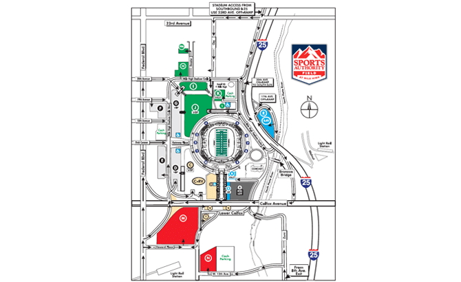 PARKING: Denver Broncos vs. New York Jets Tickets Sun, Oct 8, 2023 2:25 pm  at Empower Field At Mile High Parking Lots in Denver, CO