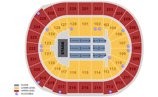 Sap Center Seating Chart Rows
