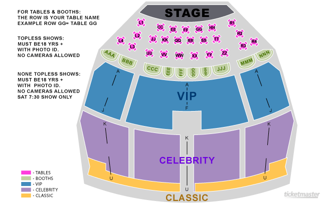 Jubilee Theatre Seating Chart