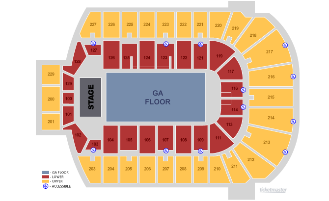 Blue Cross Arena Tickets - Blue Cross Arena Information - Blue Cross Arena  Seating Chart
