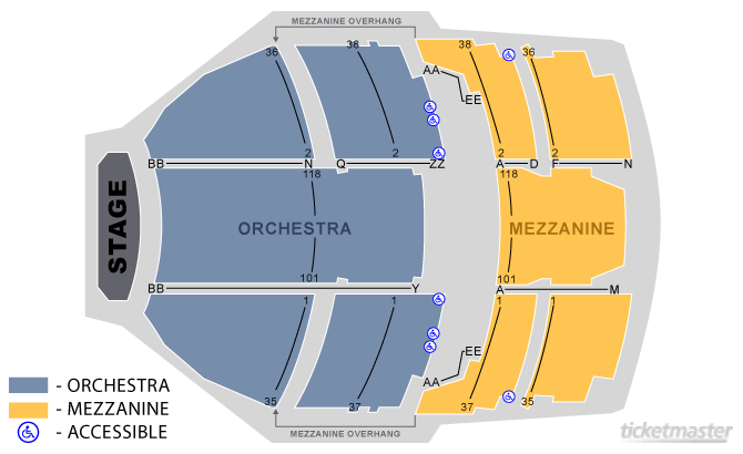 Wicked Theater Seating Chart
