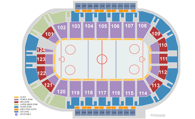 Santander Arena Reading Seating Chart